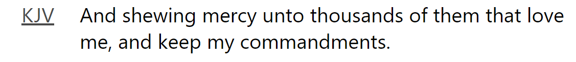 Exo 20:6
