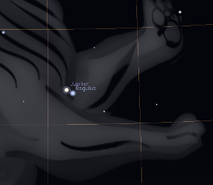 [Image: Jupiter-Regulus Conjunction]